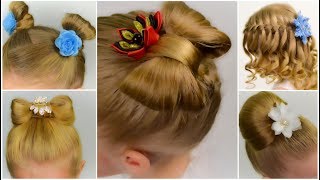 MUST SEE 5 QUICK amp EASY HAIRSTYLES  2024 HAIRSTYLES COMPILATION  Hair Tutorials by LittleGirlHair [upl. by Atirehgram]