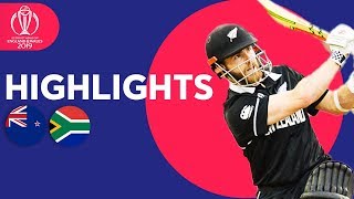 Final Over Drama  New Zealand vs South Africa  ICC Cricket World Cup 2019  Match Highlights [upl. by Sorcim]