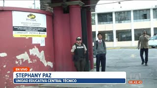 Policía realiza operativos de seguridad en exteriores de unidades educativas en Quito [upl. by Lohcin]