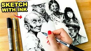 5 INK Tips to Improve Your Pen Drawings [upl. by Avelin]