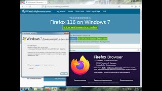 Как установить Firefox 116 на Windows 7 и 8  Актуальный браузер на старых системах [upl. by Skylar775]