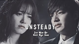 Lee Min Ho and Goo Hye sun ll Unsteady [upl. by Frederiksen413]