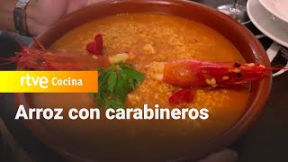 Arroz con carabineros  Como Sapiens  RTVE Cocina [upl. by Thorfinn704]