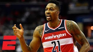 Dwight Howard loses Wizards debut vs Russell Westbrook Thunder  NBA Highlights [upl. by Veradi92]