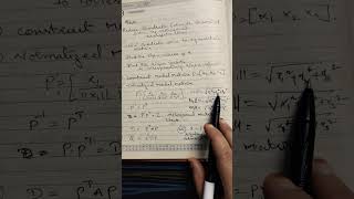 Reduce Quadratic Form to canonical form by Orthogonal transformation part 2 matrices canonical [upl. by Lennaj301]