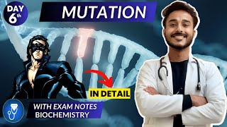 mutation biochemistry  types of mutation biochemistry  Frameshift amp point mutation biochemistry [upl. by Ahsiemat]