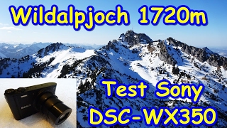 Wildalpjoch 1720m  Winter Wandern Alpen  Kamera Sony DSC WX 350  Test Video Modus 50p 28M PS [upl. by Atnauqahs696]