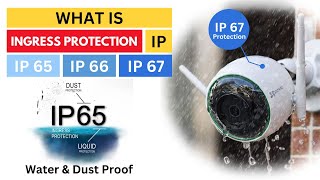 What is IP 65 IP 66 amp IP 67 in CCTV Camera  Weather Protection  Ingress Protection [upl. by Eyahsal]