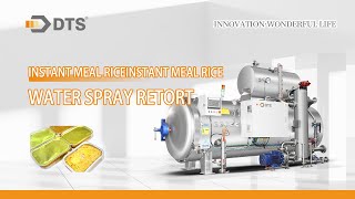 Instant Meal Retort  Rice retort manufactured by DTS [upl. by Ecirtnas]