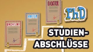 Studienabschlüsse  Studieren so gehts [upl. by Tonina]