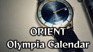 素晴らしい文字盤！Orientも沼！ Orient Olympia Calendar が来ました！ [upl. by Annaoj]