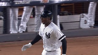 AL WC Gregorius ties the game with threerun homer [upl. by Enimasaj]