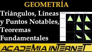 Triángulos líneas y puntos notables teoremas fundamentales [upl. by Eram924]