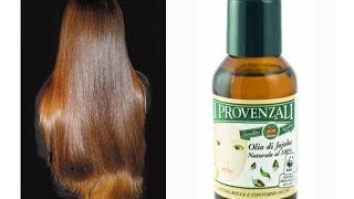 Olio di JOJOBA sui Capelli Alternativa ECOBIO ai CRISTALLI LIQUIDI siliconi [upl. by Vyky52]