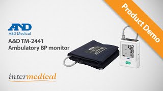 AampD TM2440  TM2441 Ambulatory Blood Pressure Monitor Demonstration Video [upl. by Garett]