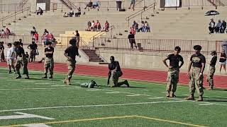 CGHS RAIDERS SAND BAG RELAY AT DAWSON HIGH SCHOOL [upl. by Ettelrahc]