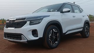 KIA Seltos Facelift 2024  Top Selling Kia Seltos HTX Facelift Review Video BeingMandyWheels [upl. by Marice]