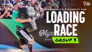 LOADING RACE Group 3  2023 Worlds Strongest Man [upl. by Zahc]