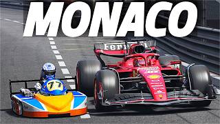 Can A SUPERKART Beat An F1 Car At MONACO [upl. by Des]