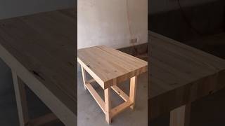 Build a Simple Workbench with Wood woodworking furnituremaker [upl. by Llehcim495]