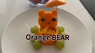 🍊0RANGE BEAR🧸 Fruit creative satisfying [upl. by Nelli]