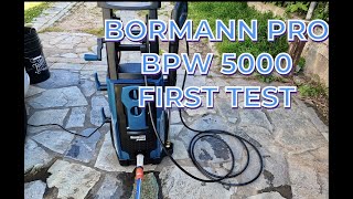 Bormann PRO BPW 5000 First Test Of This Washing Pressure MachineCar Washing Pressure Machine [upl. by Dib]