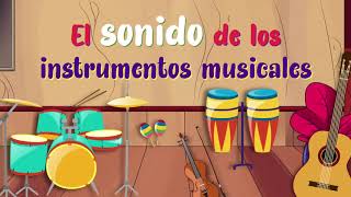 Los sonidos de los instrumentos musicales  Discriminación Auditiva  Juego Educativo Lunacreciente [upl. by Kendal]