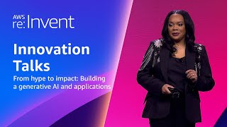 AWS reInvent 2023  From hype to impact Building a generative AI architecture ARC217 [upl. by Harolda]