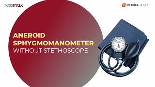 Rossmax Aneroid Sphygmomanometer Without Stethoscope [upl. by Sadick]