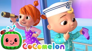 Row Row Row Your Boat Sea Adventure Edition ⛵  CoComelon Nursery Rhymes amp Kids Songs [upl. by Ennasil]