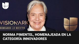 quotTenemos que defender la humanidadquot la hermana Norma Pimentel es homenajeada en UniVisionarios [upl. by Ranger]