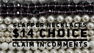 Flapper Czech Crystal amp Glass pearls 14 Choice Claim in the Comments [upl. by Droffats]