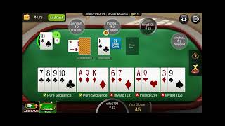 rummy beginners match [upl. by Justicz]