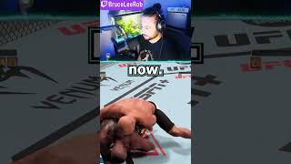 🥊😂💀VICIOUS KNOCKOUT ON ANDERSON SILVA UFC 5 knockout ufc mma ufc5 streamer [upl. by Aramahs]