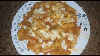 Red sauce pasta recipe  arrabiata pasta  Indian style pasta [upl. by Belsky109]