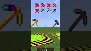 Acid Resistance vs Pickaxe Strength shorts minecraft meme [upl. by Sacrod]