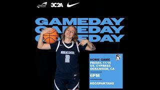 MiraCosta College vs Cypress Womens Varsity Basketball [upl. by Whitson]