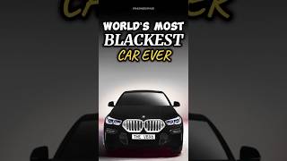 World’s Most Blackest Car Ever 😨viral shortsvideo shorts bmw [upl. by Otreblon440]