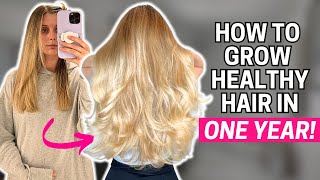 How I Grew Long Healthy Hair After Chopping It Off How To Grow Long Hair  Hair Growth Tips [upl. by Joashus]