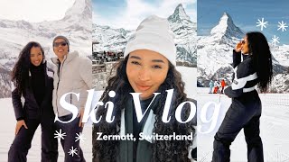 SKI VLOG ⛷❄️ Skiing in the Swiss Alps Come to Zermatt Switzerland with us Best Ski Trip ever [upl. by Hernandez]