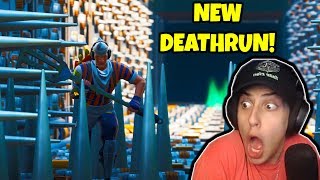 CIZZORZ TRIES NEW DEATHRUN Fortnite Creative Map [upl. by Assirec]