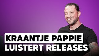 Kraantje Pappie ‘’Ik vreet m’n motherfckin koptelefoon op’’ I Release Reacties [upl. by Hoffer]