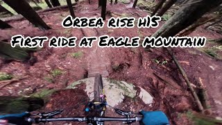 ORBEA RISE H15 MULBERRY BLACK  FIRST RIDE AT EAGLE MOUNTAIN [upl. by Pyne]