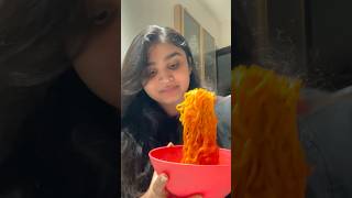 I ate SPICIEST KOREAN NOODLES 🍝OMG this made me cry😭🤯 shorts korean ramennoodles koreanfood [upl. by Hansel]