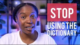 STOP USING THE DICTIONARY To Learn English Words [upl. by Eetse]