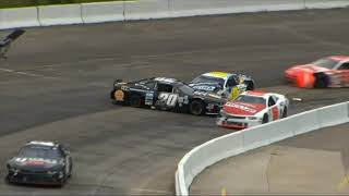 Alex Tagliani crash  Nascar pintys series at Delaware [upl. by Dranyer]