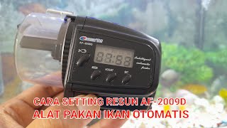 AUTO FEEDER RESUN AF2009D  REVIEW PAKAN IKAN AQUARIUM OTOMATIS [upl. by Sinclair702]