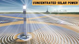 Concentrated Solar Power  CSP Solar  Concentrated Solar Power Plant  In Hindi [upl. by Robbins]