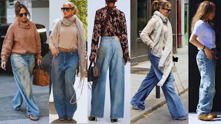 Vaqueros Baggy Jeans que luce JLo y Sorprende 💋 [upl. by Philipp]