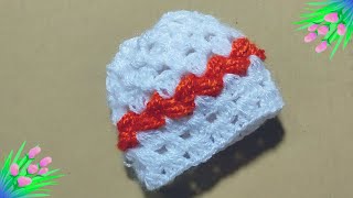 how to make cap with crochet [upl. by Akinet]